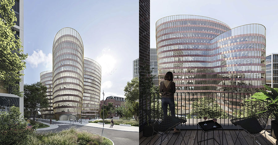 Бизнес-центр с нестандартной архитектурной концепцией станет новой визуальной доминантой делового квартала "Рассвет"