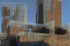 Мультимедийная архитектурная инсталляция Gharfa. Изображение ©  Roberto Conte