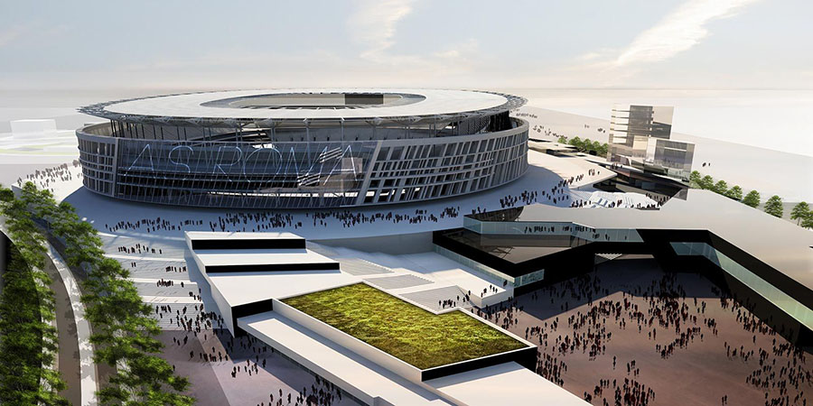 Футбольные стадионы будущего. Какие арены строят себе топ-клубы Европы? Стадионы Италии.