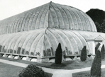 Джозеф Пэкстон.  Великая оранжерея (The Great Conservatory). Чатсуорт, графство Дербишир, Великобритания. 1836-1840 гг. Разрушена в 1923 г. 