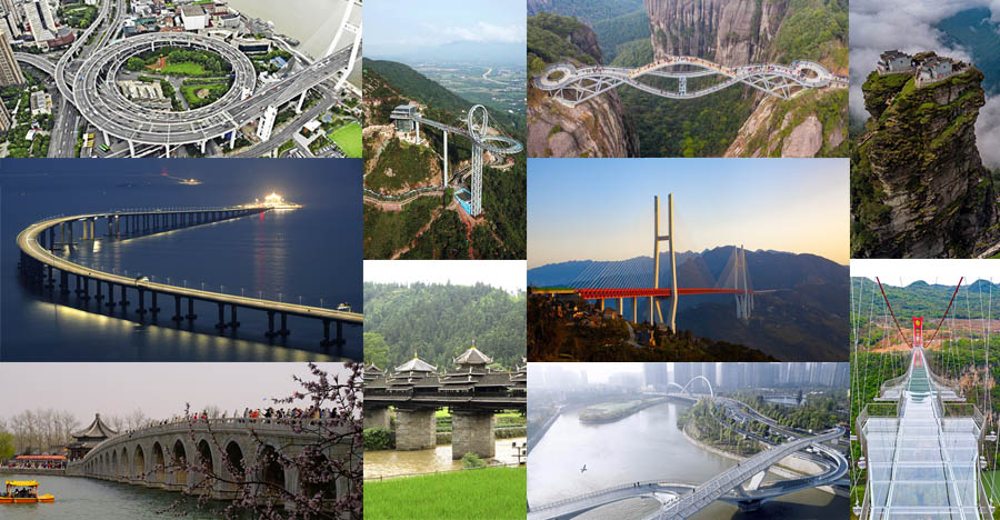 ТОП-10 самых впечатляющих мостов Китая