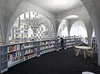 Библиотека университета искусств Тама. Фото: revistaplot.com