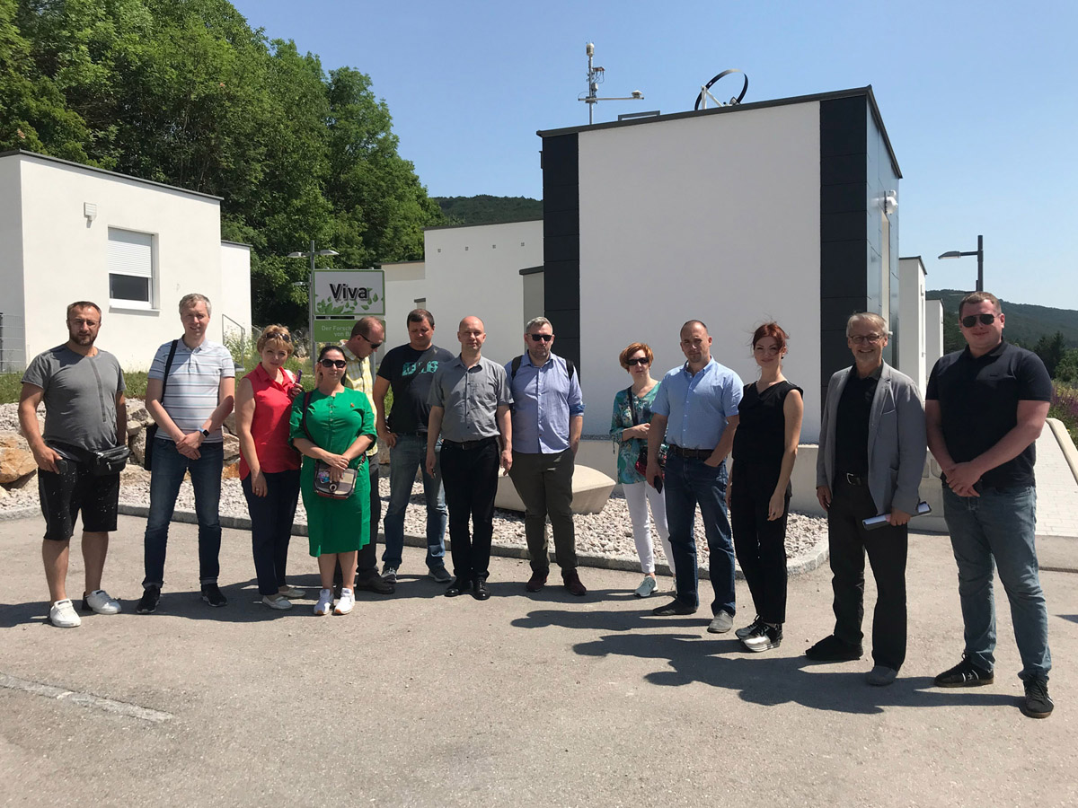 Журналисты ARCHITIME.RU в составе российской делегации посетили  научно-исследовательский парк VIVA и производство Baumit в Австрии