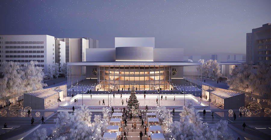 В Красноярске выбрали лучшие концепции реконструкции Театра оперы и балета