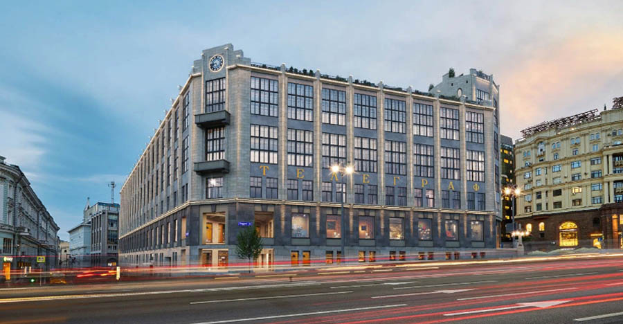 VOS'HOD: Реставрация здания Центрального телеграфа начнется весной 2023 года