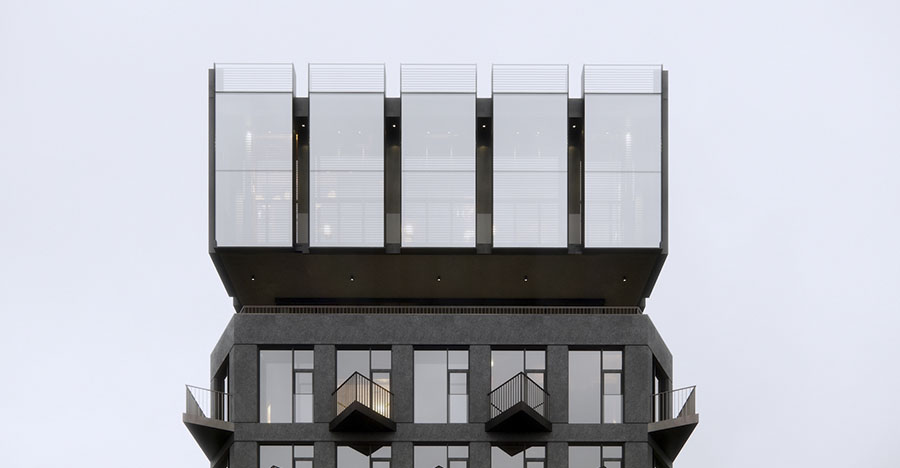 В Крылатском по проекту Kleinewelt Architekten построят ЖК с треугольными балконами