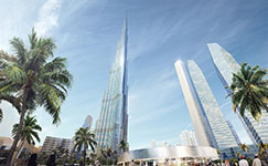 Пассажирско-грузовая система Hyperloop, Дубай. Изображение: dezeen.com