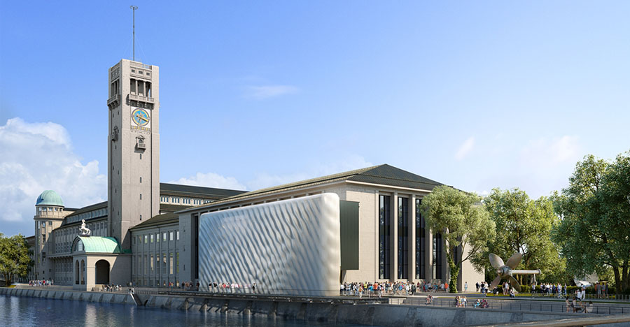 "Ворота в будущее". Самый крупный в мире музей естествознания и техники украсит 3D-печатный фасад