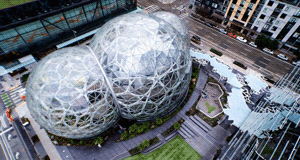 Тропический лес вместо скучного офиса: в Сиэтле открылась новая штаб-квартира Amazon