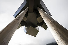 Консольная конструкция Hub of Huts. Изображение © Alex Filz