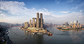 Raffles City Chongqing. Небоскребы Китая. Изображение © CapitaLand