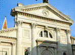 Церковь Сан-Францеско делла Винья, Венеция, Италия, с 1534 года, фасад построен Андреа Палладио, 1572.  ЯКОПО ТАТТИ САНСОВИНО (TATTI  SANSOVINO)