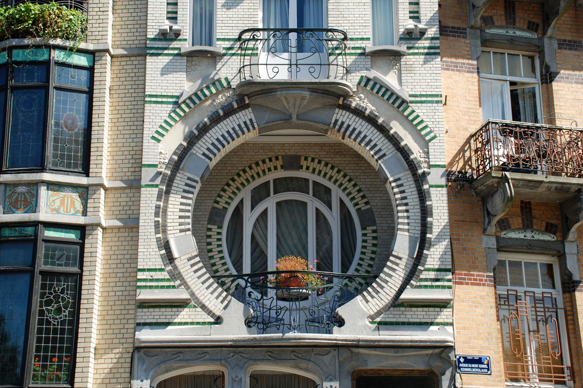 Дом Нелиссена в стиле ар-нуво в Брюсселе