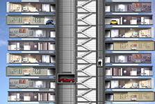 Dynamic tower. : worldarchitecturenews.com