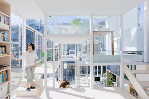 Прозрачный дом в Токио от Су Фудзимото