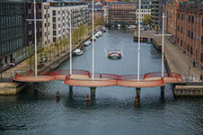 Cirkelbroen Bridge. Круглые платформы. Изображение © flickr.com