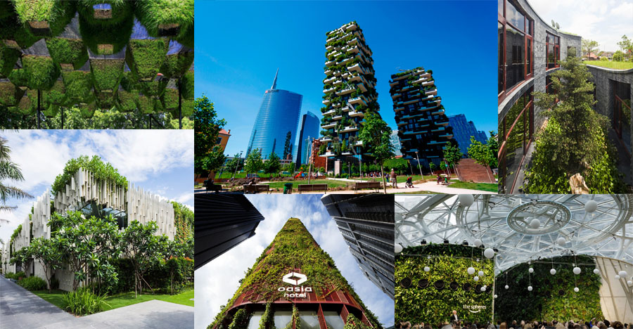 Топ-10 зданий с вертикальным озеленением